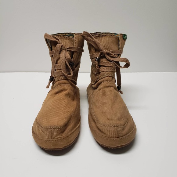 Sanuk Women's Size 6 Tan Soulshine Sally Boot Aztec Santa Fe Bootie - Picture 4 of 9